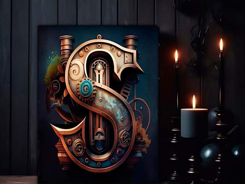 Cuadro decorativo letras