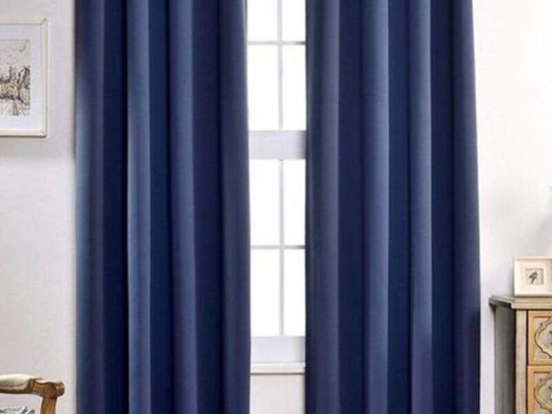 Cortinas black out azul