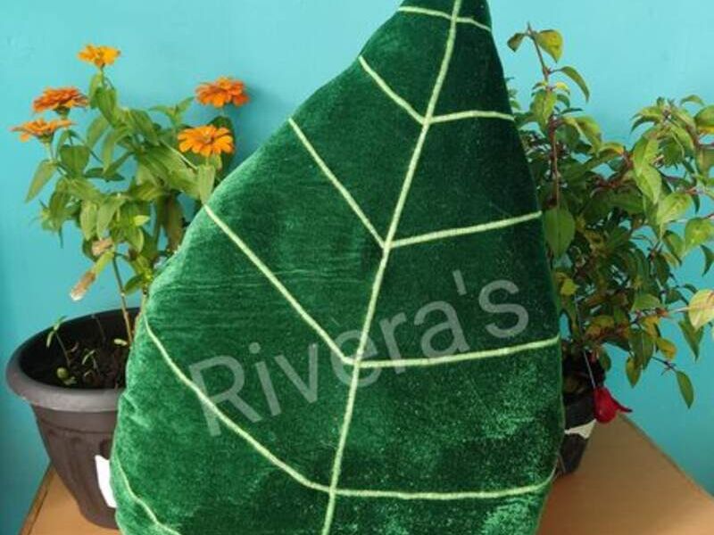 Cojines en forma de hoja 