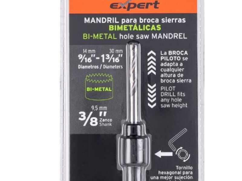 Mandril para brocas sierras Metalicas