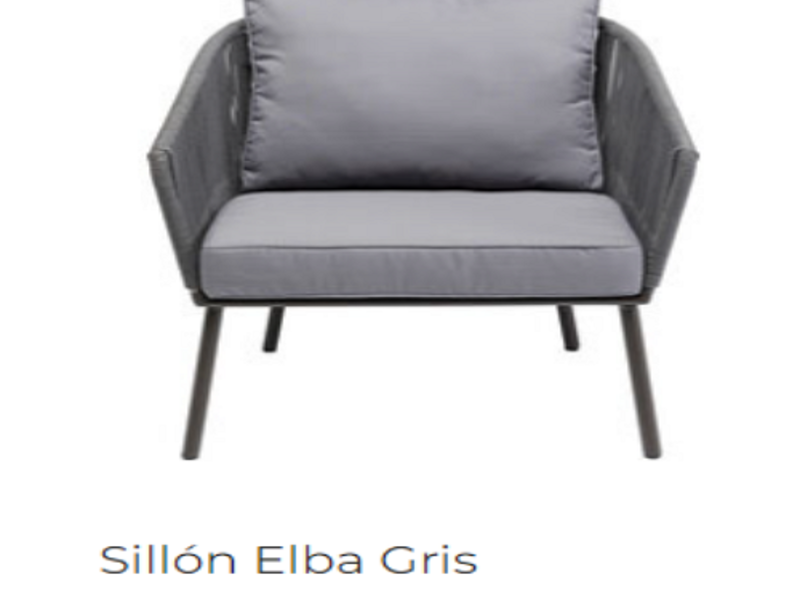 Sillón Elba Gris