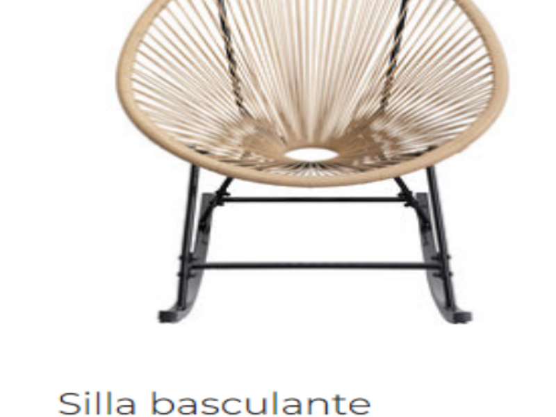 Silla Basculante Acapulco Natur