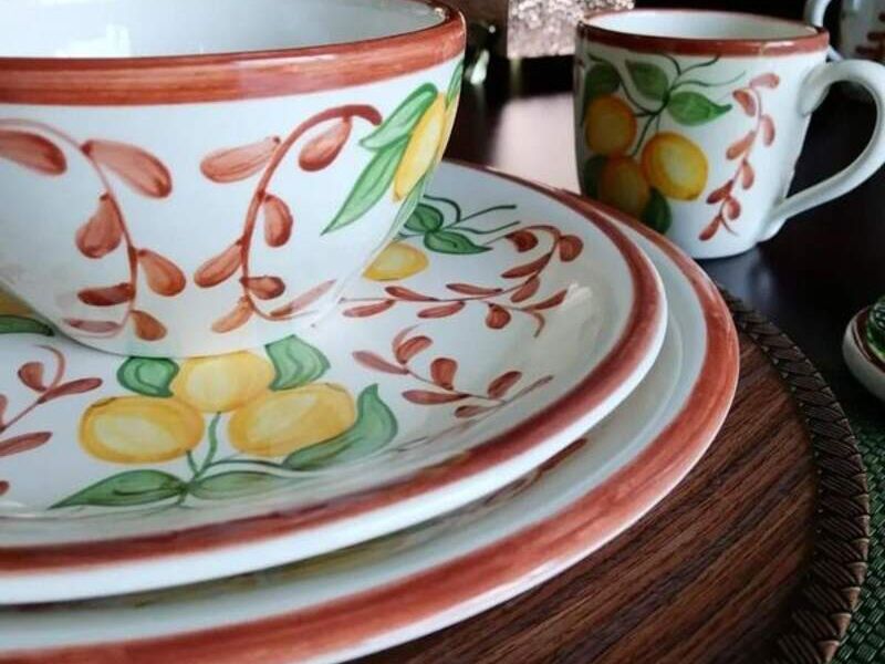 Vajilla colección de limones 