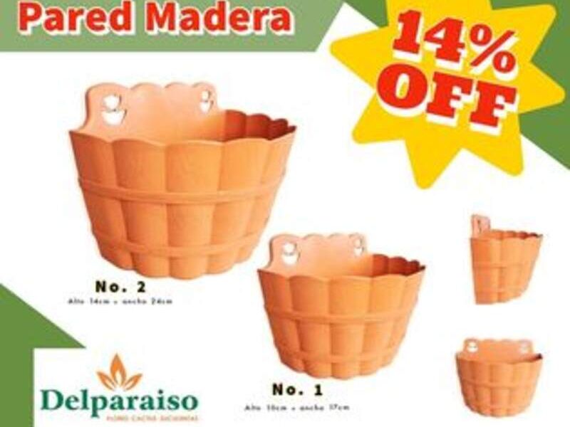 Macetas pared madera en Zona 12 Guatemala